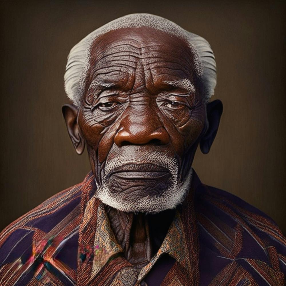 Portrait Of An African Man