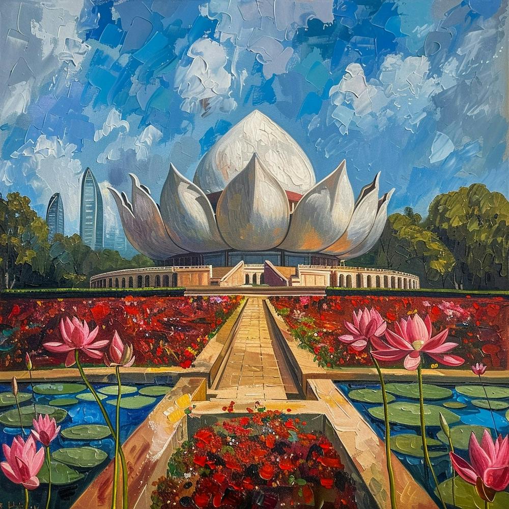 Lotus Temple India Delhi