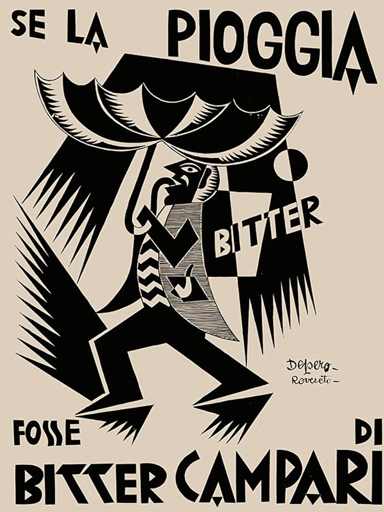 Vintage Se La Pioggia Fosse Bitter Campari