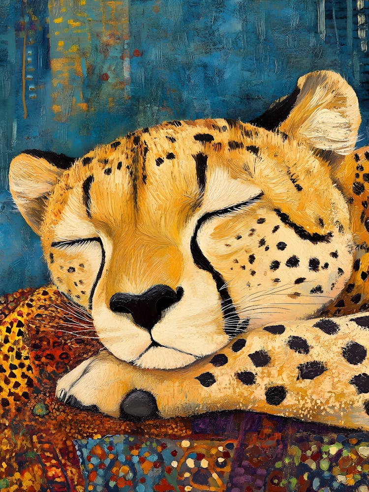 Cheetah Sleeping