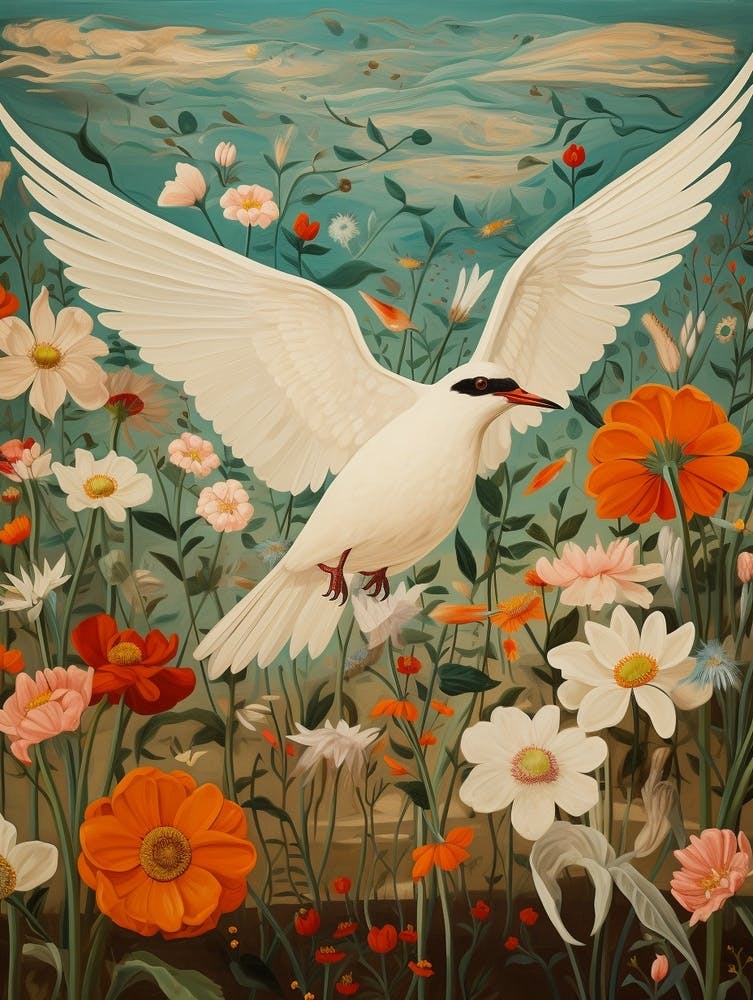 Common Tern 1 Detailed Bird Painting