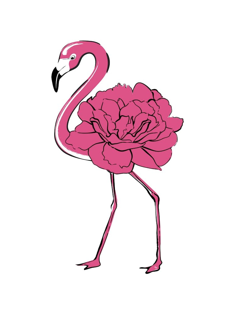 Peony Flamingo
