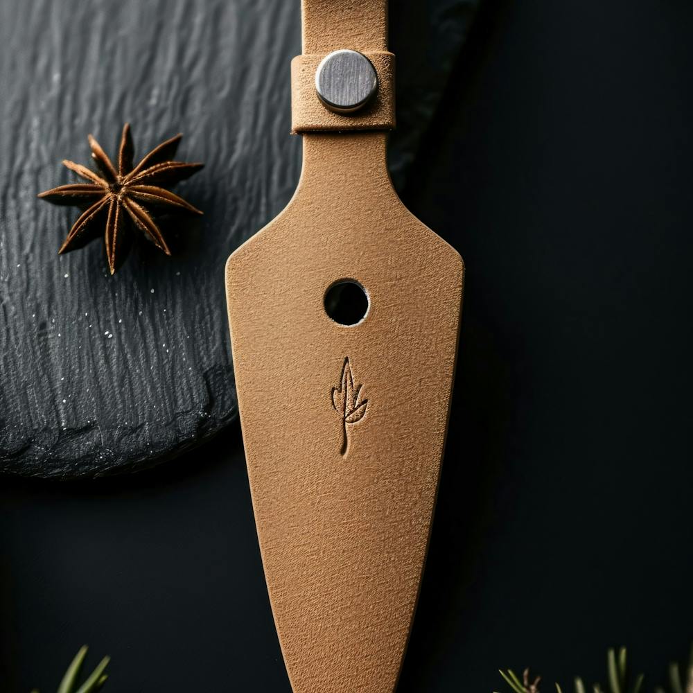 Tan Leather Knife