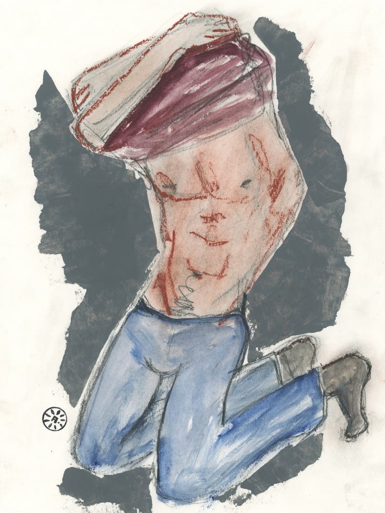 Männlicher Akt homoerotische schwule Kunst erwachsene frontal Aktmalerei Mann nackt 2