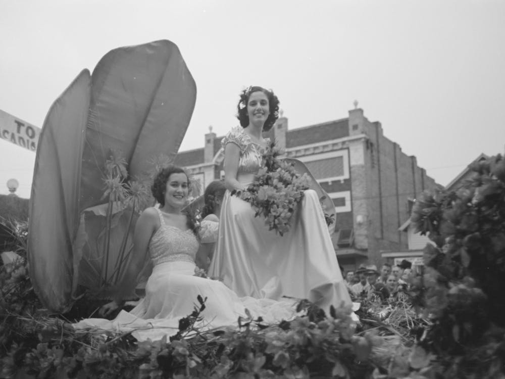 Untitled Photo, Possibly Related To Parade Of The Floats, National Rice Festival, Crowley, Louisiana By Russell