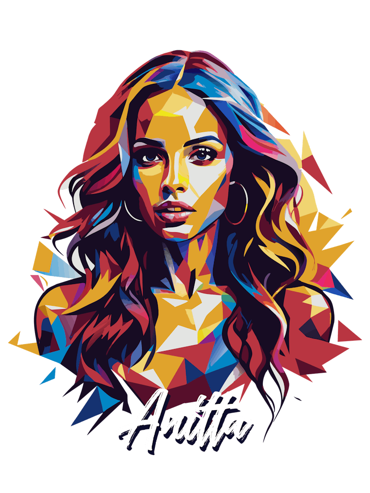 Anitta 02 Portrait Music WPAP Pop Art