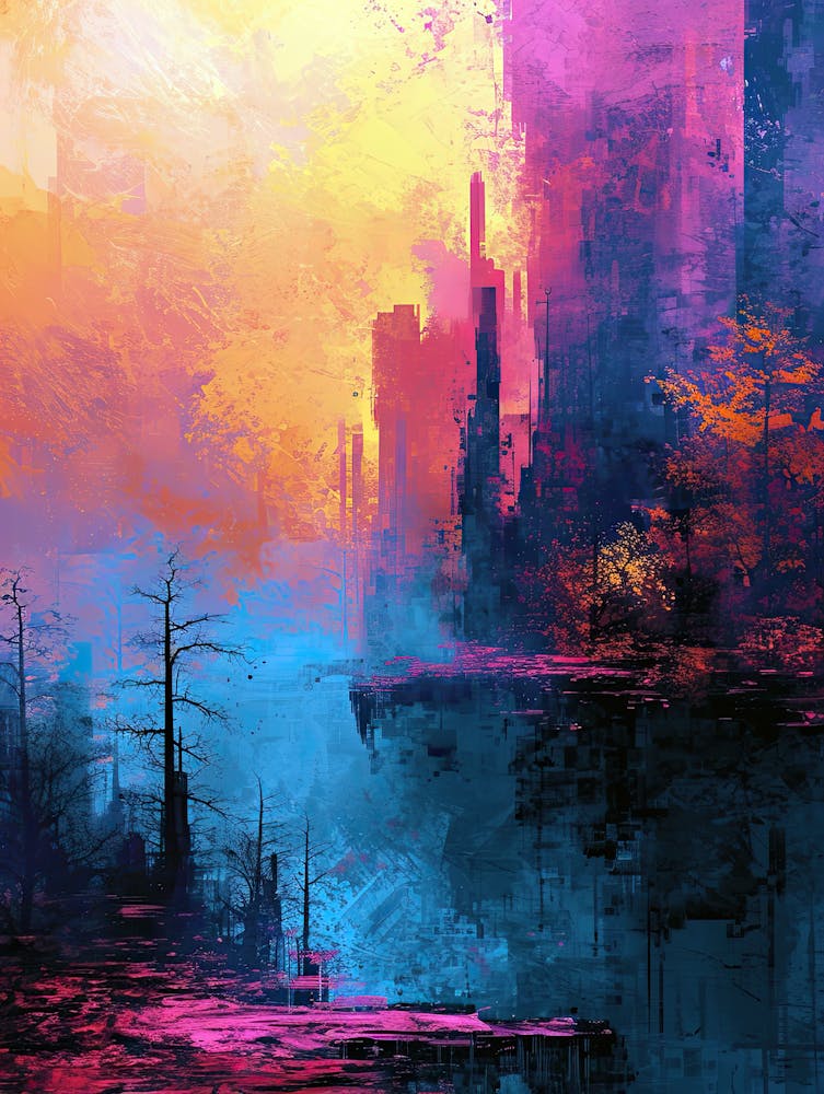 Abstract City | Pixel Art Series 4