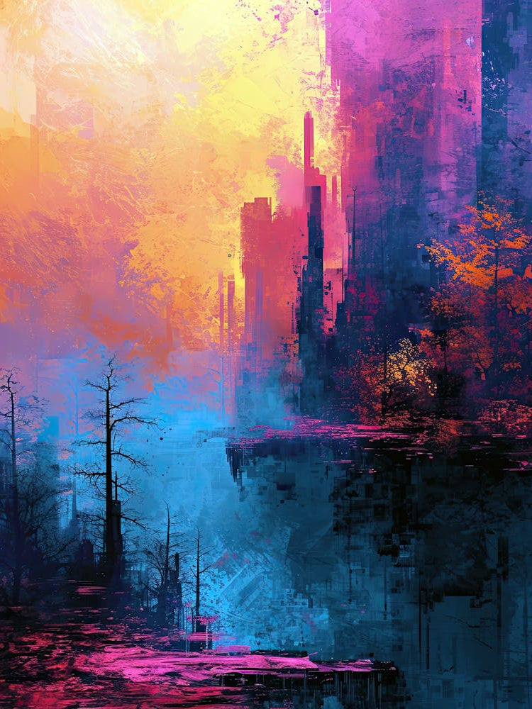 Abstract City | Pixel Art Series 4