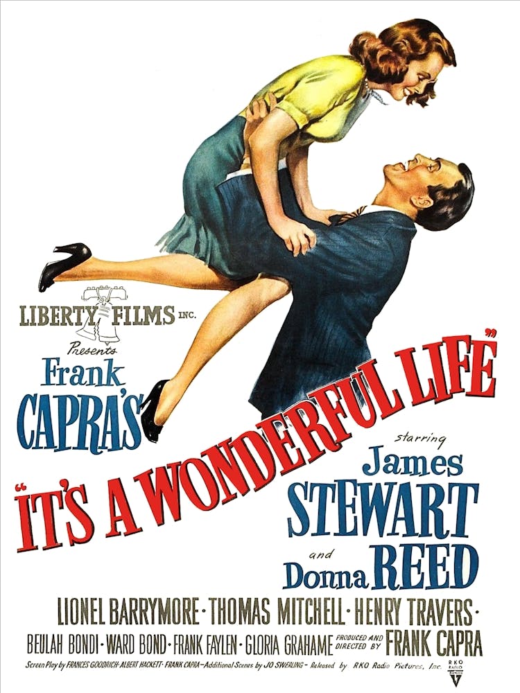 James Stewart Movie Poster Its A Wonderful Life
