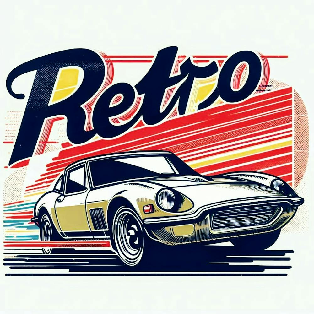Retro t shirt image