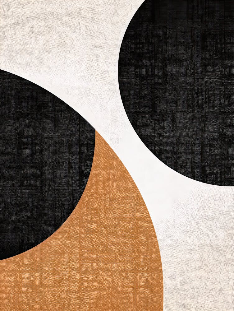 Harmony In Ivory Geometry Bauhaus Art Print by Art-Syndicate – Fy!