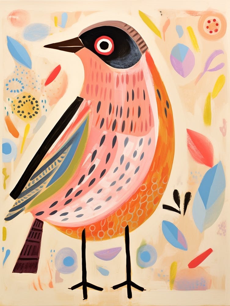Pink Scandi Robin 6
