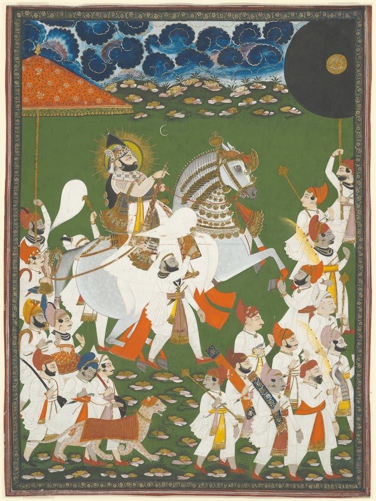Maharana Bhim Singh In Prozession