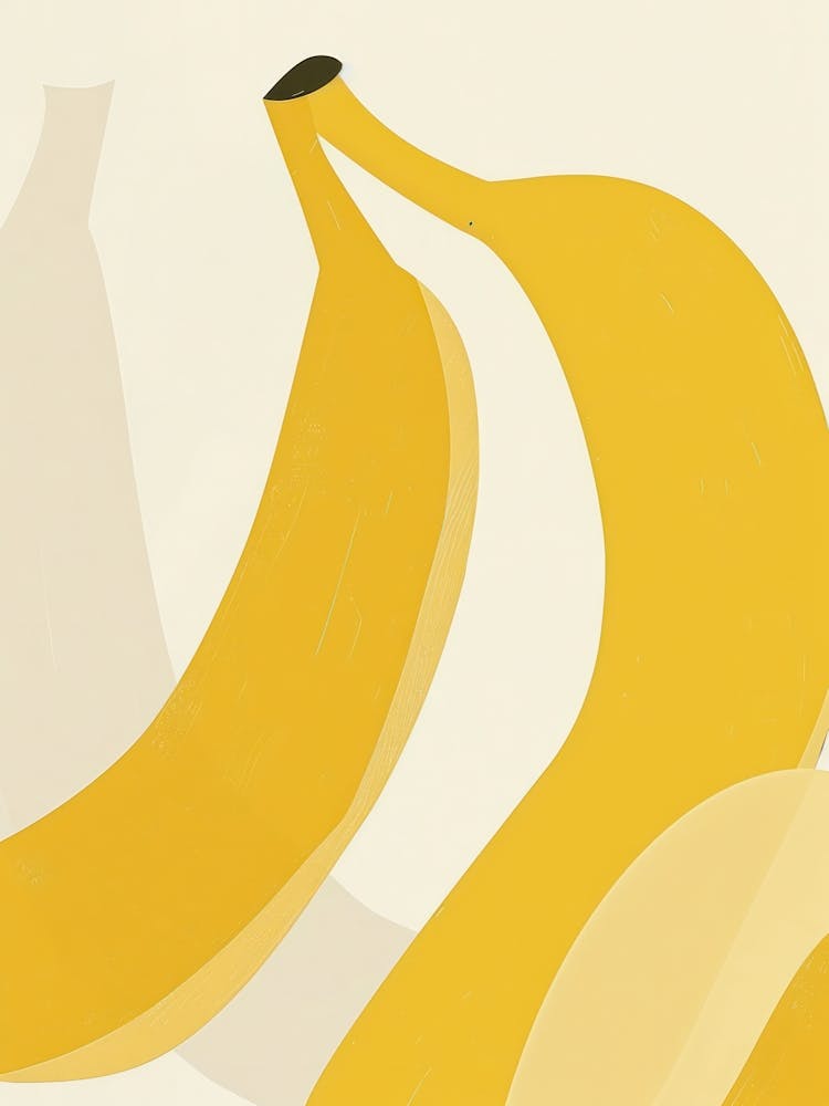 Bananas Close Up Illustration 3