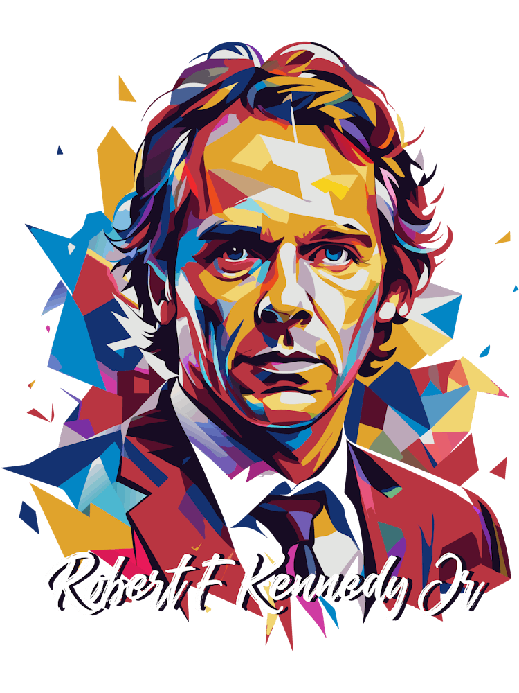 Robert F Kennedy Jr Portrait WPAP Pop Art