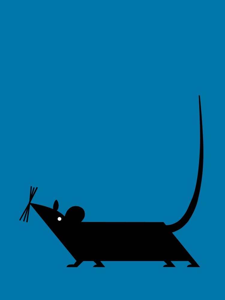 Abstract Mouse Blue