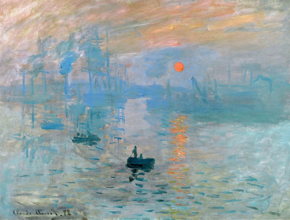 Claude Monet - Sunrise Over The Seine