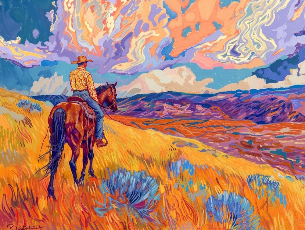 Cowboy Painting Colorado 3