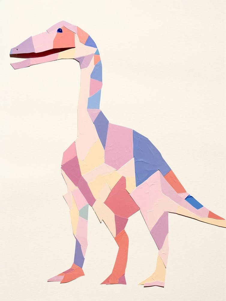 Nursery Dinosaur Art Deinonychus 1