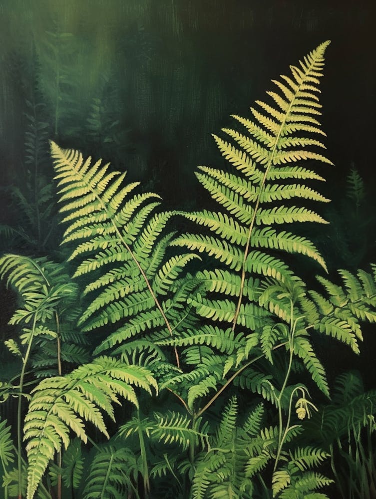 Tassel Fern Painting 3