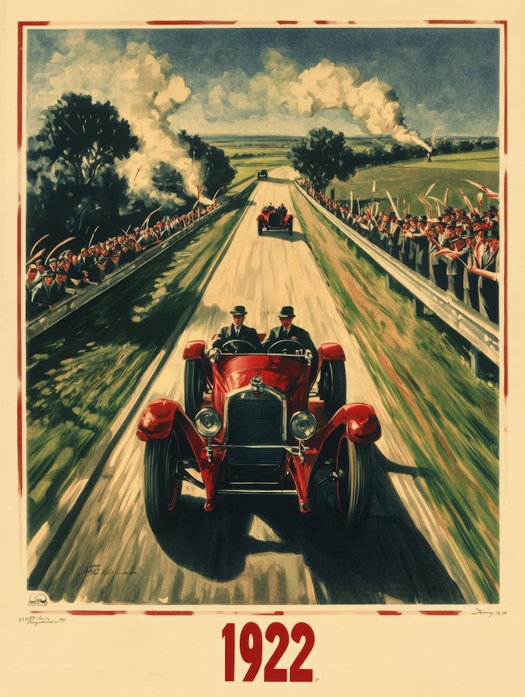 Aihrgdesign A Vintage Sports Poster For A 1922 Automobile Ral E182a2e3 Deb6 4f4a 8400 2aec5e6aa632 3