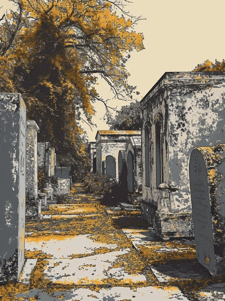 St Louis Cemetery No 1 Painting 4
