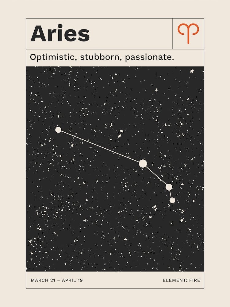 Aries Zodiac Sign Constellation