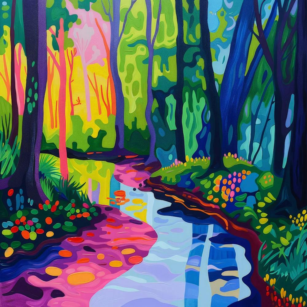 Stream In The Woods 3