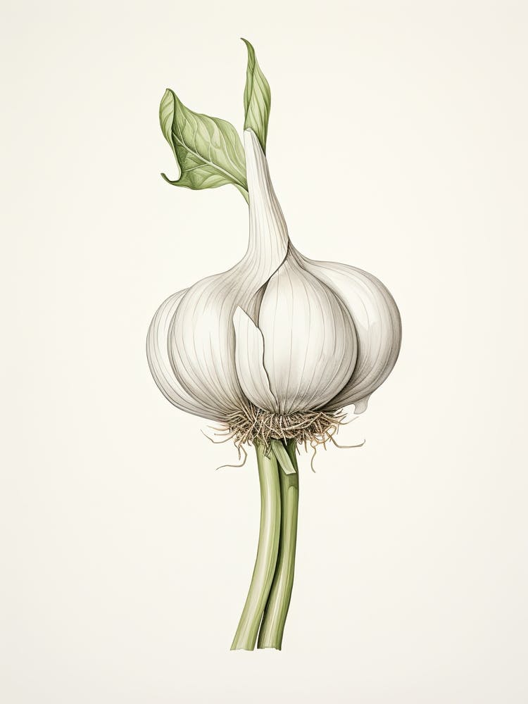 Garlic Vintage Botanical Herbs 0