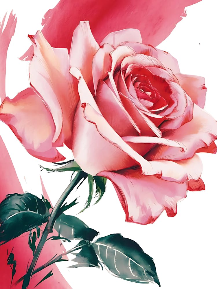 Pink Rose 3