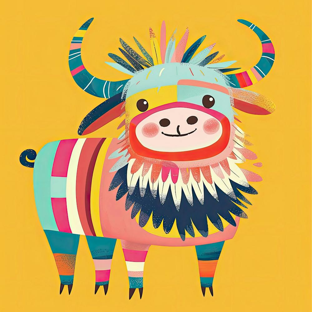 Charming Illustration Yak 2