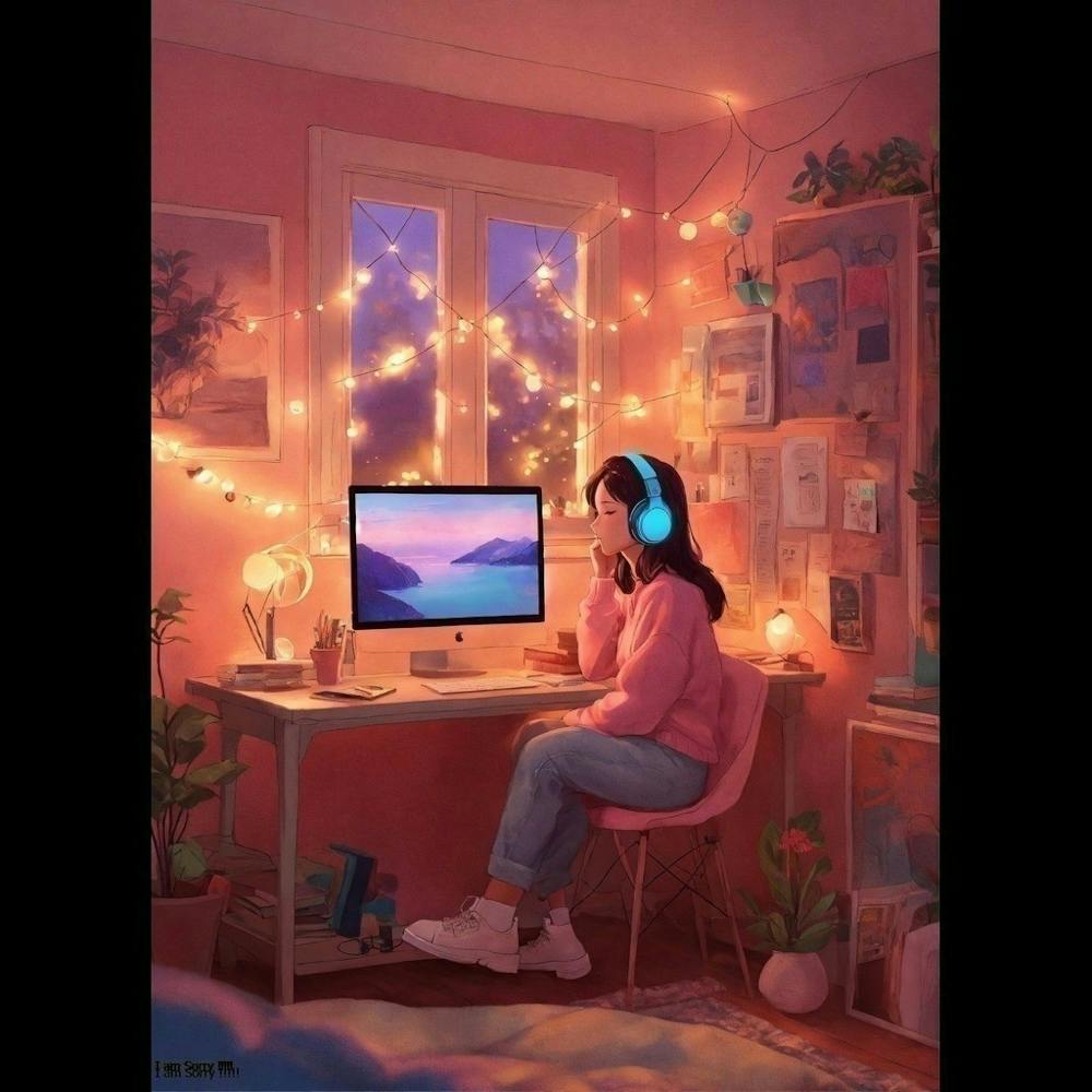 Girl In A Pink Room
