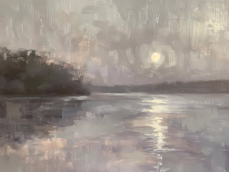 Sunset Over The Lake 2