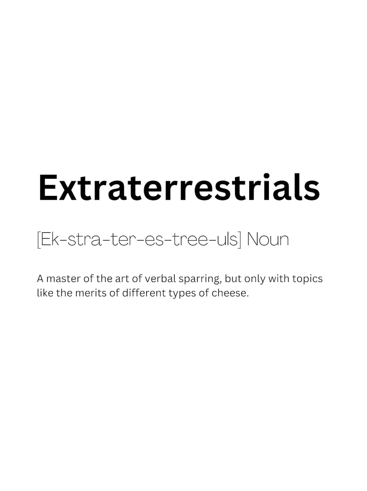 Extraterrestrials Definition Meaning 1