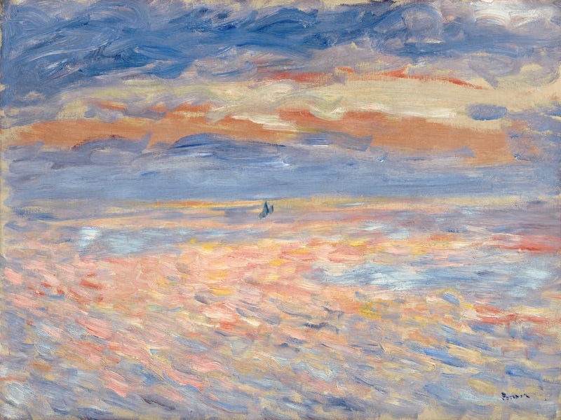 Sunset (1879 1881), Pierre Auguste Renoir