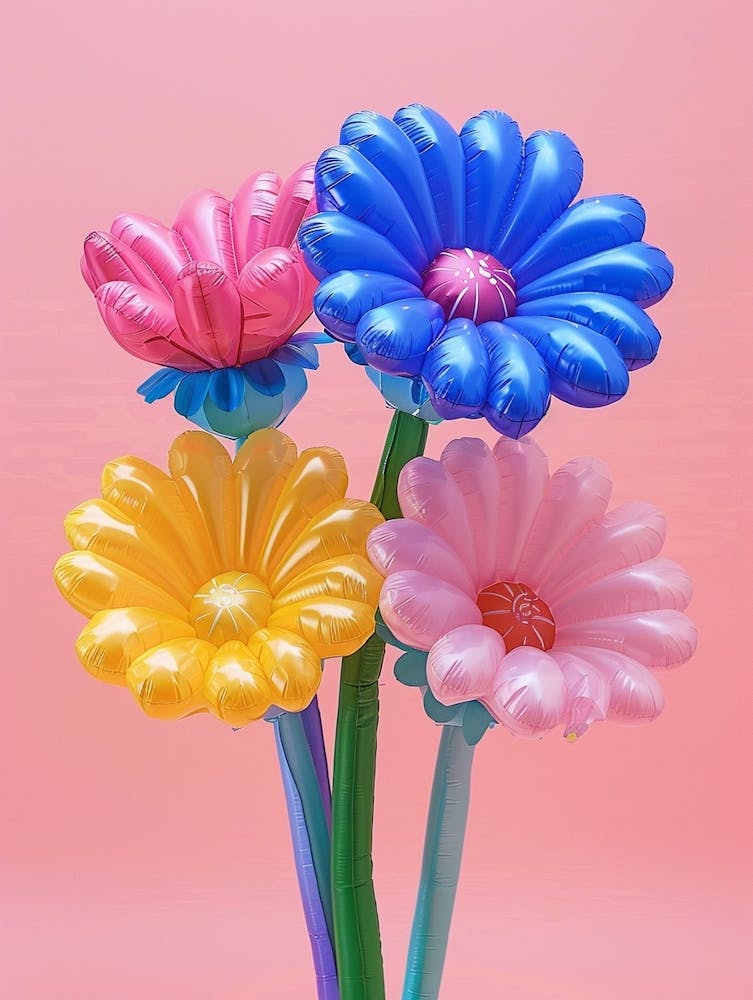 Dreamy Inflatable Flowers Cornflower 1