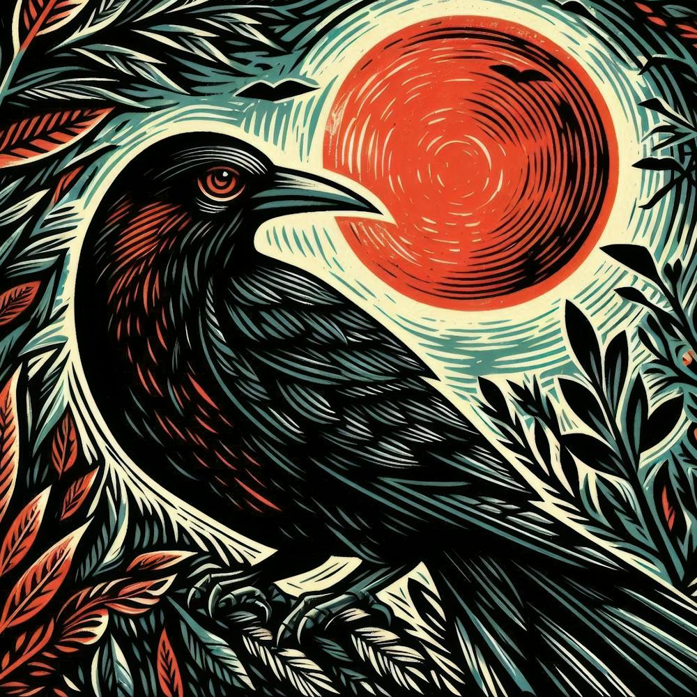 The Crow and Moon 6