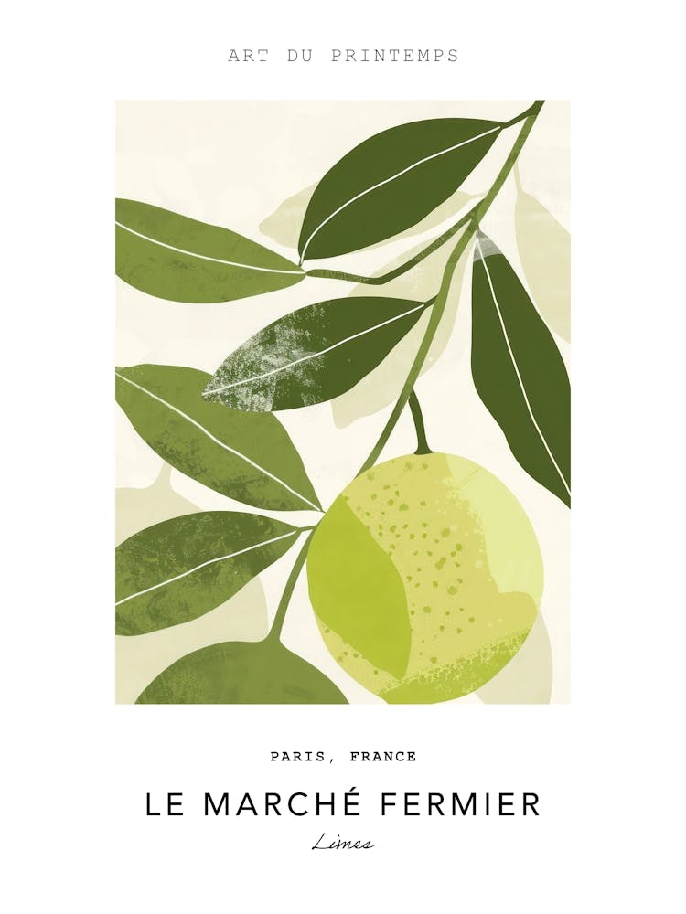 Limes Le Marche Fermier Poster 3