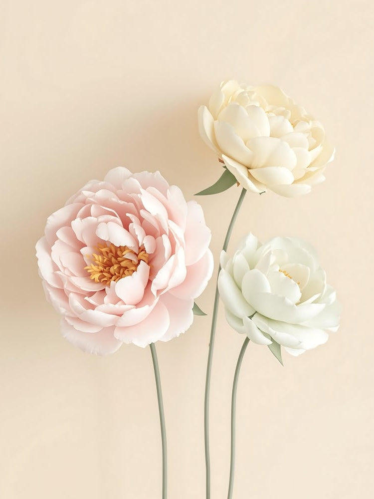 Elegant Neutral-Toned Floral Bouquet