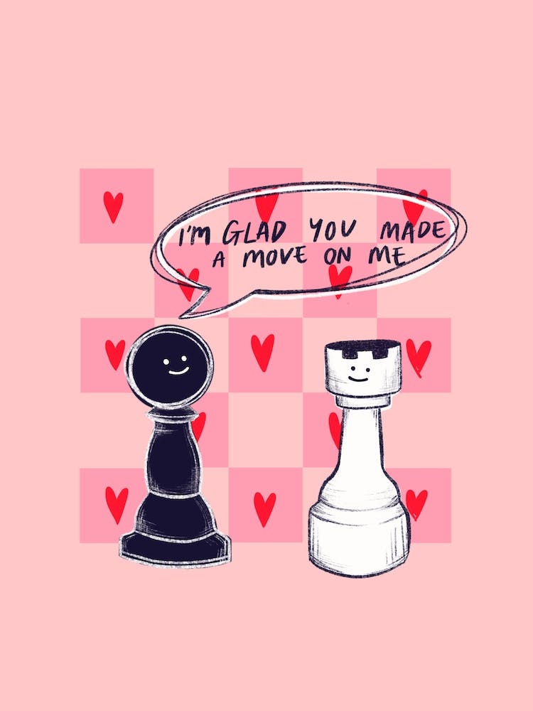 Chess Set Pink
