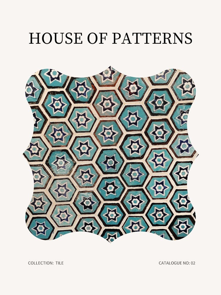 Tile Pattern Poster 2