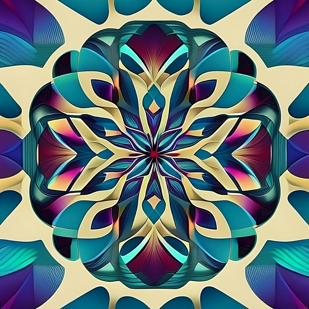 Abstract Fractal Mandala