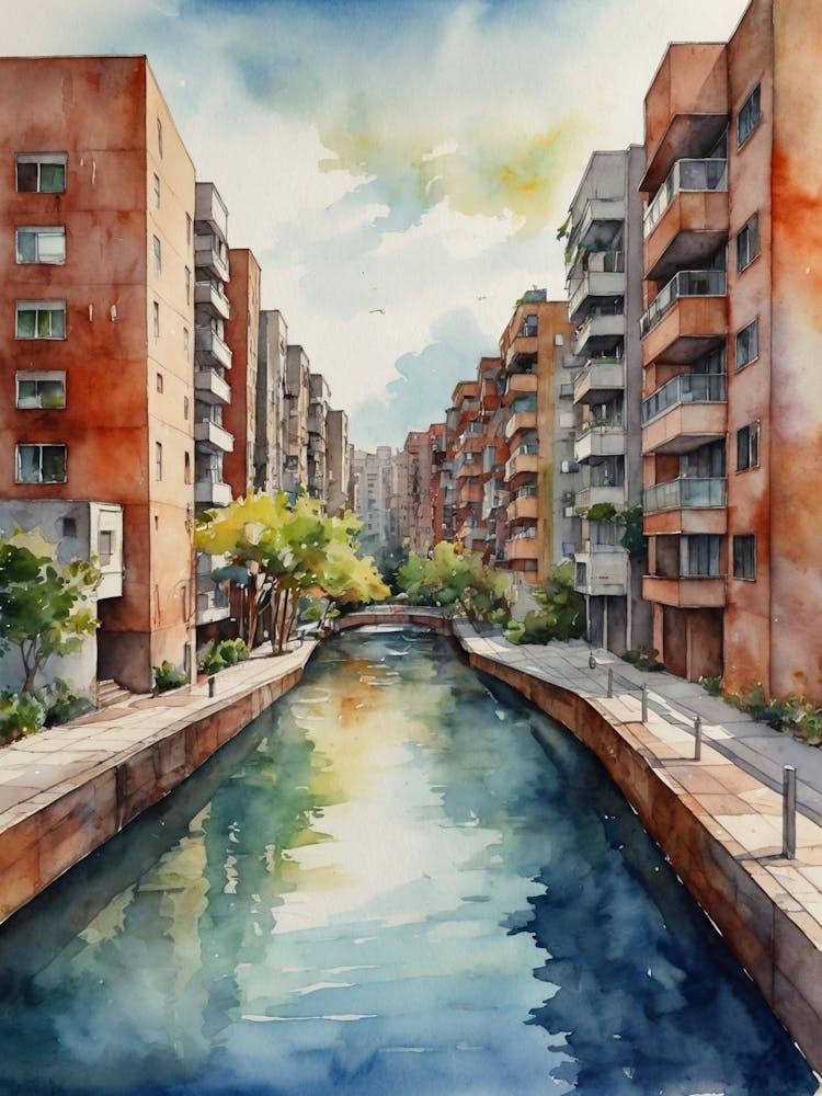 Canal In A City