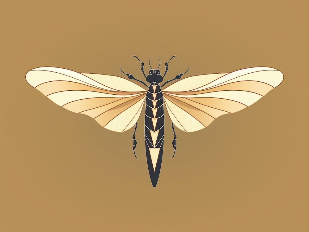Libelle Common Whitetail Plathemis Illustration Vintage 7