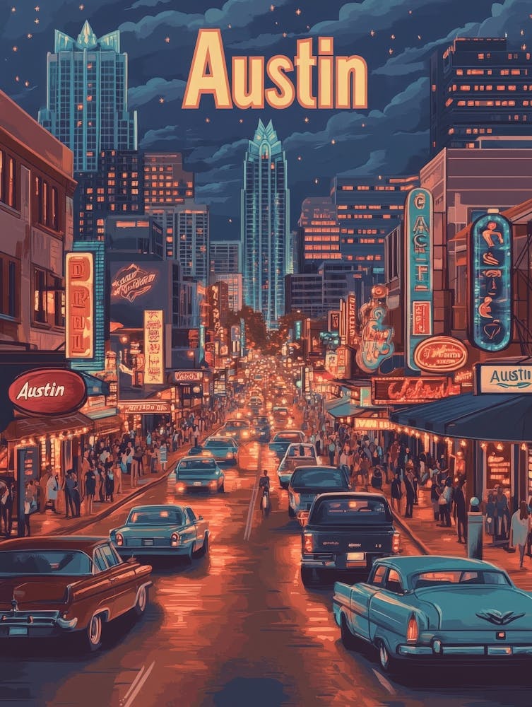 Aihrgdesign A Classic 1960s Travel Poster For Austin Showcasi 97475835 0bc5 41bd B91e F75235896daa 2