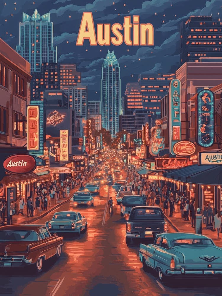 Aihrgdesign A Classic 1960s Travel Poster For Austin Showcasi 97475835 0bc5 41bd B91e F75235896daa 2