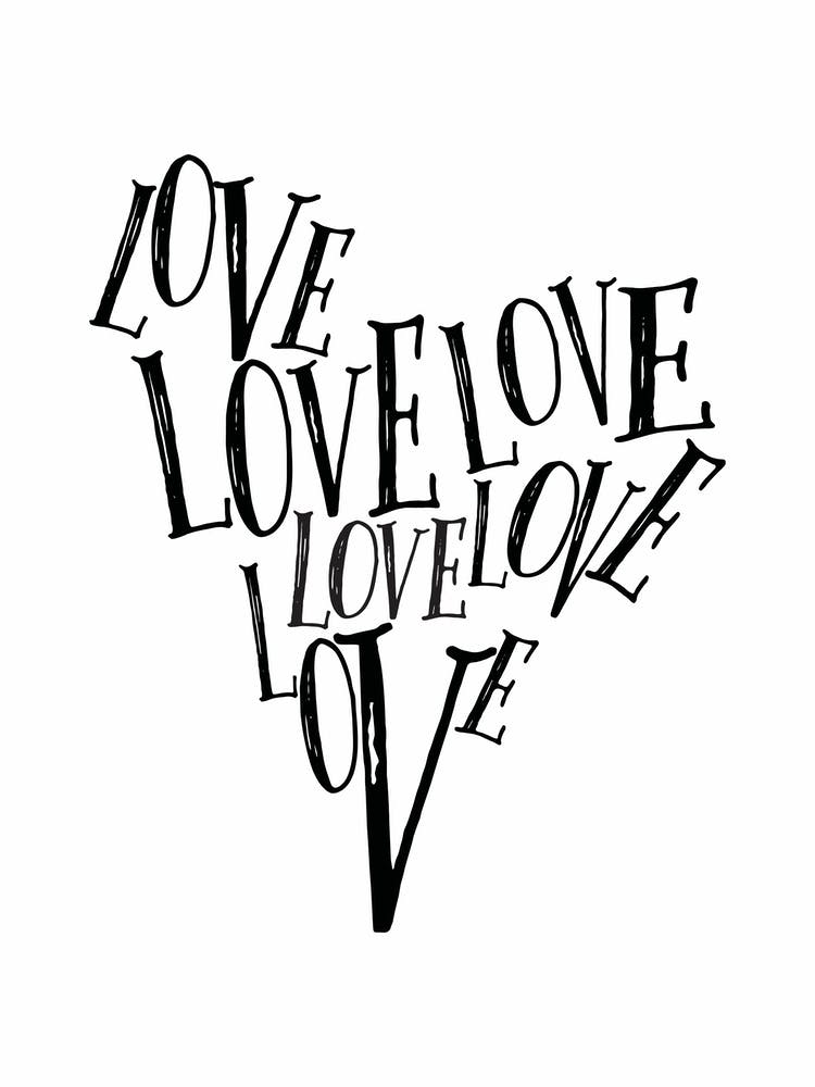 Love Heart Print