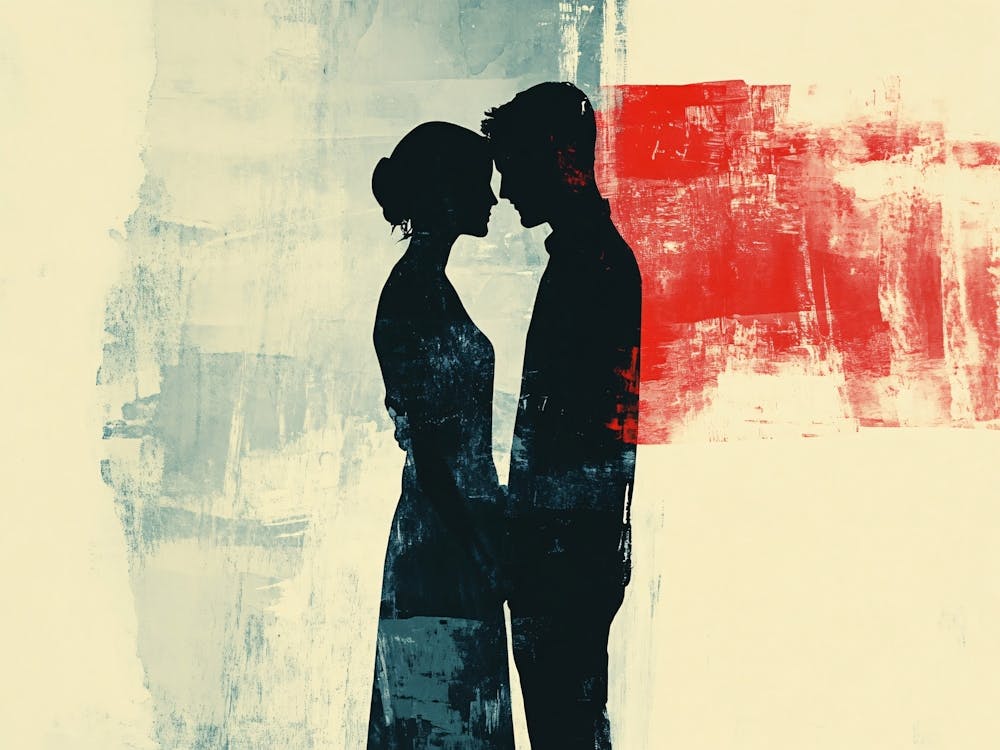 Silhouette Of A Couple 1