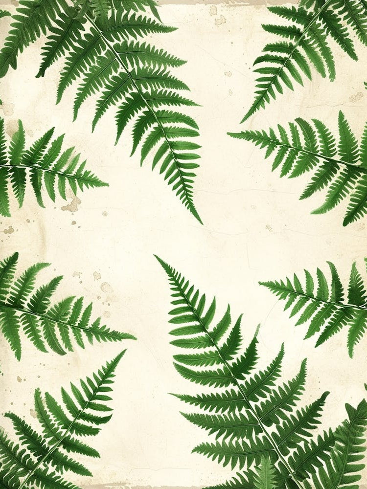 Pattern Poster Lady Fern 3