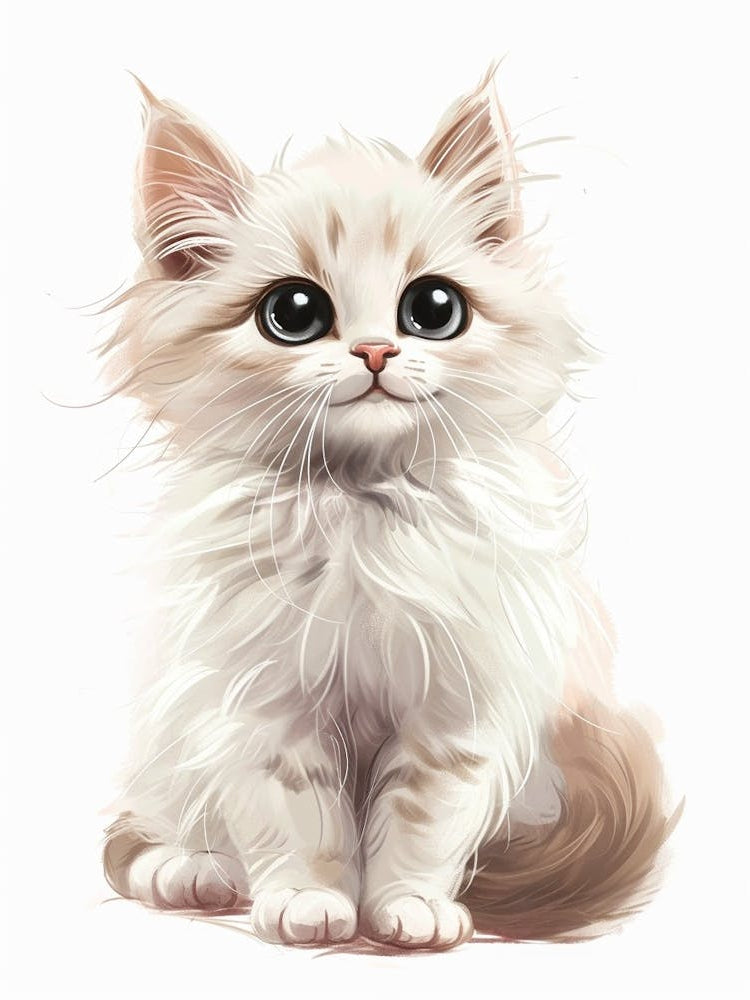 Ragdoll Cat Clipart Illustration 2